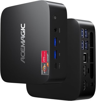 acemagician k1 mini pc amd ryzen 7 5700u mini pc 32gb ddr4 512gb ssd mini computers 8c 16t, up to 4.3ghz, 4k triple display mini desktop