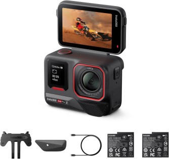 insta360 ace pro 2 dual battery bundle 8k waterproof action camera co engineered with leica