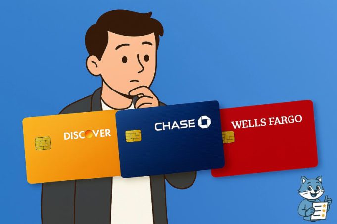 the top 3 best credit cards for 2025 discover, chase and wells fargo