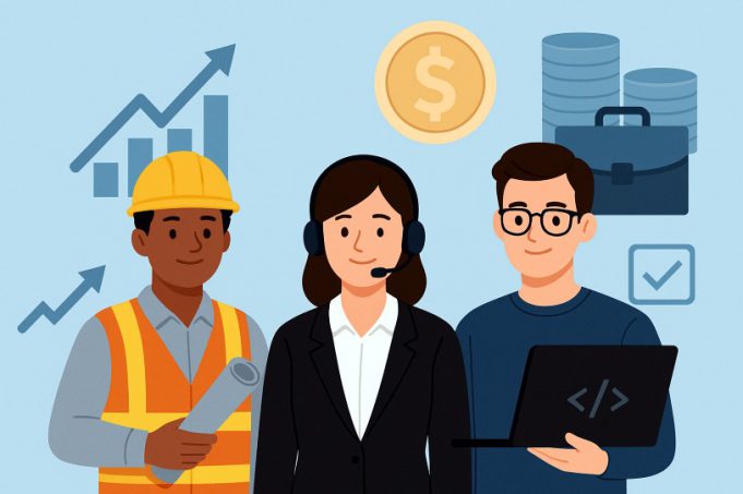 the top 3 best paying jobs with no experience necessary in 2025