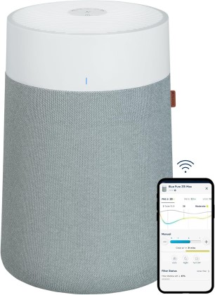BLUEAIR Air Purifiers for Medium Rooms Bedroom Kitchen Cleans 1858 sqft in one hour HEPASilent Smart Air Cleaner for Home Pets Allergies Virus Dust Mold Smoke Blue Pure 311i blueair air purifiers for medium rooms, bedroom, kitchen, cleans 1,858 sqft in one hour, hepasilent smart air cleaner for home, pets, allergies, virus, dust, mold, smoke blue pure 311i max