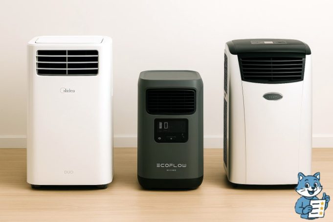 Check out the top 3 best portable air conditioners for 2025 - the Midea Duo MAP14HS1TBL, EcoFlow Wave 3, and Whynter ARC-14S