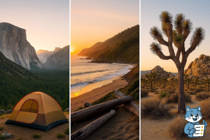 Explore the top 3 best places for camping in California for 2025! Discover Yosemite, Big Sur, and Joshua Tree for epic mountain, coastal, and desert camping adventures.
