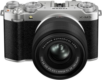 Fujifilm X M5 Mirrorless Digital Camera XC15 45mmF3.5 5.6 OIS PZ Lens Kit Silver Fujifilm X-M5 Mirrorless Digital Camera XC15-45mmF3.5-5.6 OIS PZ Lens Kit - Silver. #3 best cameras for beginners.