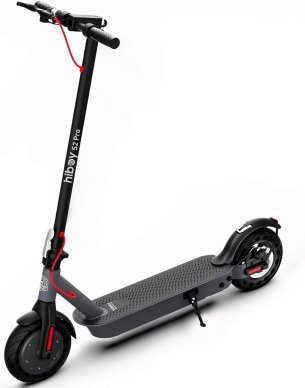 hiboy s2 max electric scooter, 500w motor, 10 inch solid tires, 40.4 miles range, 19 mph folding commuter electric scooter for adults optional seat