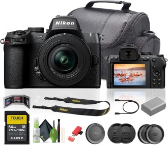Nikon Z50II Mirrorless Digital Camera with NIKKOR Z DX 16 50mm f3.5 6.3 Lense Bundle with 64GB Memory Card Cleaning Kit More #2 best cameras for beginners. nikon z50ii mirrorless digital camera with nikkor z dx 16 50mm f3.5 6.3 lense bundle with 64gb memory card + cleaning kit + more