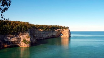 Pictured Rocks National Lakeshore - #2 best camping spots in Michigan's Upper Peninsula.