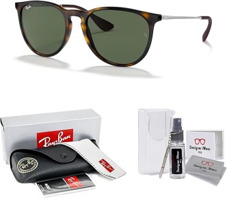 Ray Ban RB4171 ERIKA Round Sunglasses For Women BUNDLE with Designer iWear Eyewear Care Kit Ray-Ban RB4171 ERIKA Round Sunglasses For Women + BUNDLE with Designer iWear Eyewear Care Kit