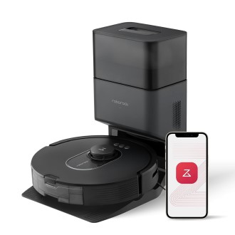 Roborock Q5 Max Robot Vacuum with Self Empty Dock Upgraded from Q5 5500 Pa Suction DuoRoller Brush Hands Free Cleaning for up to 7 Weeks PreciSense LiDAR Navigation App Voice Control #1 in Best Robot Vacuums! Roborock Q5 Max+ Robot Vacuum with Self-Empty Dock, Upgraded from Q5+, 5500 Pa Suction, DuoRoller Brush, Hands-Free Cleaning for up to 7 Weeks, PreciSense LiDAR Navigation, App & Voice Control