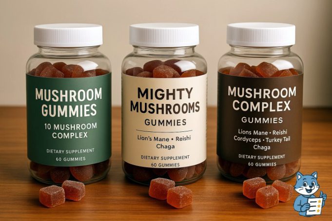 top 3 best mushroom gummies 2025 boost wellness naturally