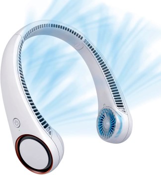 CIVPOWER Neck Fan Portable Personal Neck Cooling Rechargeable Bladeless Fan Hands Free 3 Speed 4000 mAh Battery USB Operated Wearable Headphone Design for Men Women Outdoor Indoor CIVPOWER Neck Fan - Portable, Rechargeable, Bladeless Personal Cooling Device - Hands-Free with 3 Speeds, 4000 mAh Battery, USB Operated, Wearable Headphone Design - Perfect for Men and Women, Indoors or Outdoors. #2 in Best Neck Fans of 2025!