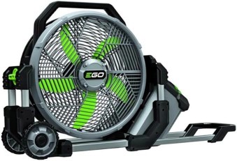 EGO POWER Portable Misting Fan Outdoor Electric 18 inch 5 Speed Fan Battery and Charger Not Included FN1800 EGO POWER+ Portable Misting Fan, Outdoor Electric 18-inch, 5-Speed Fan, Battery and Charger Not Included - Model FN1800. #2 in Best Cordless Misting Fans!