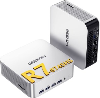 GEEKOM AI-Ready A8 Max Mini PC with AMD Ryzen 9 8945HS